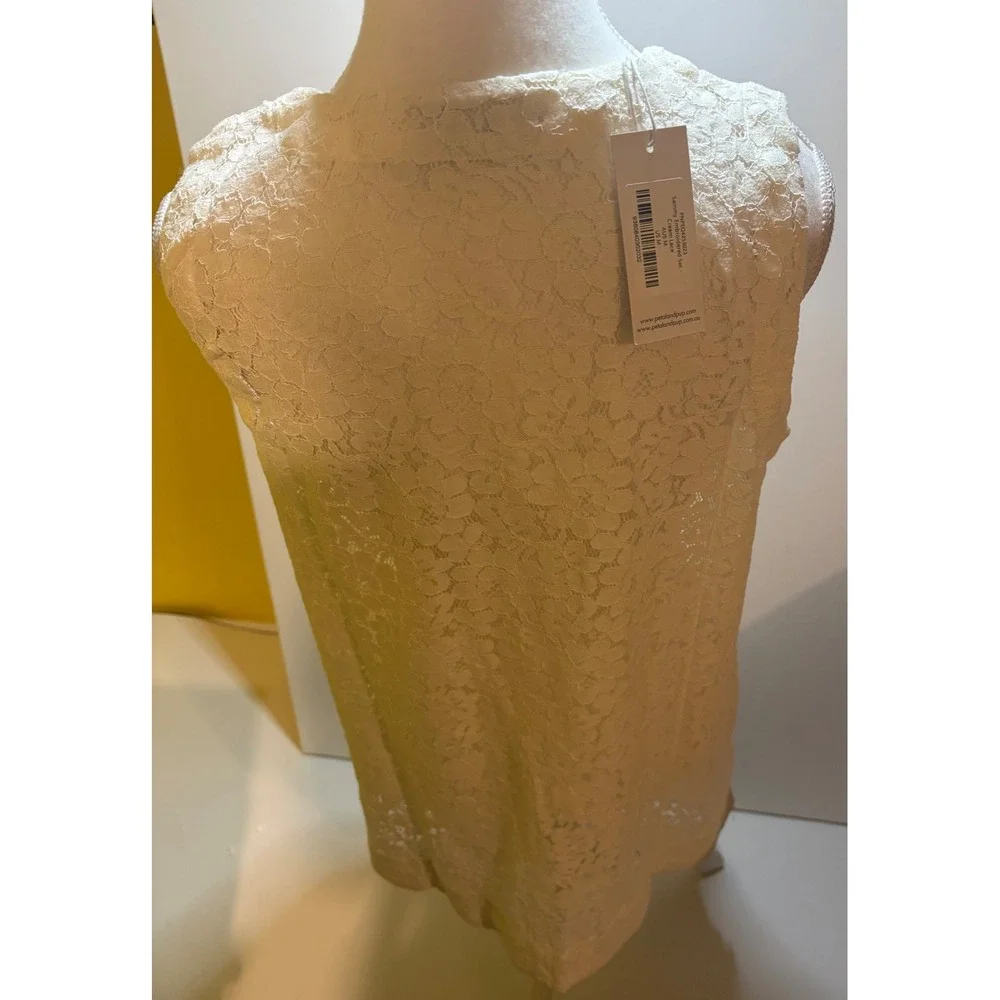 NWT Petal and Pup Sammy Cream Lace 2 Piece Set Top & Wide Leg Pants medium